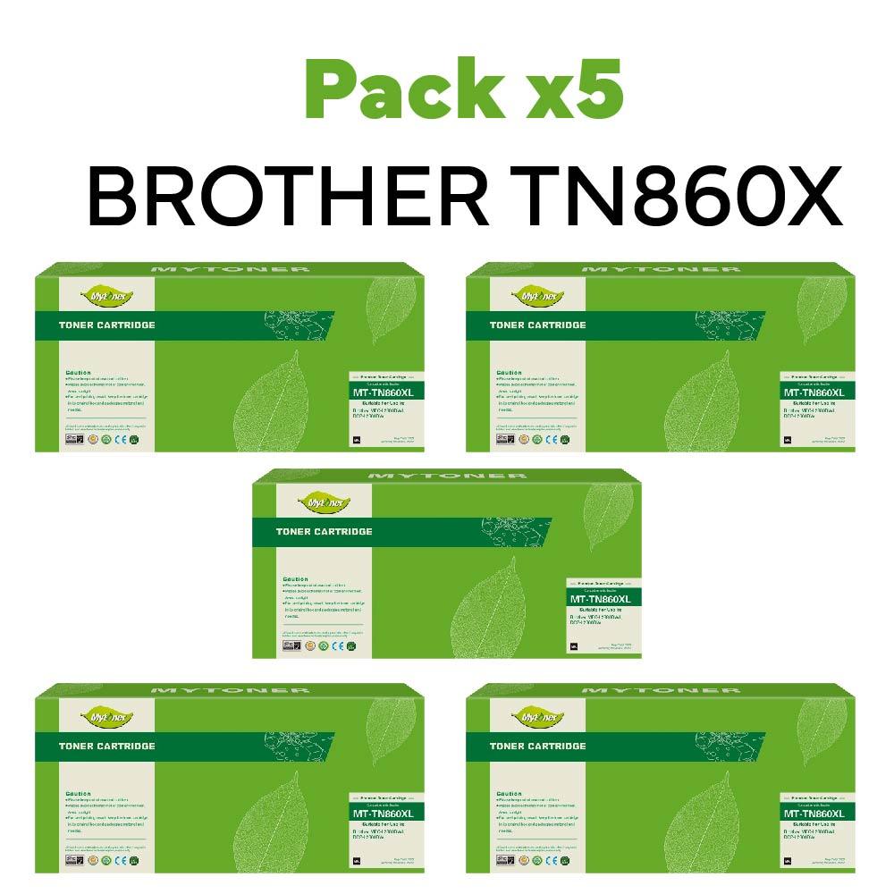 ack x5 Toner Brother TN-860X alternativo