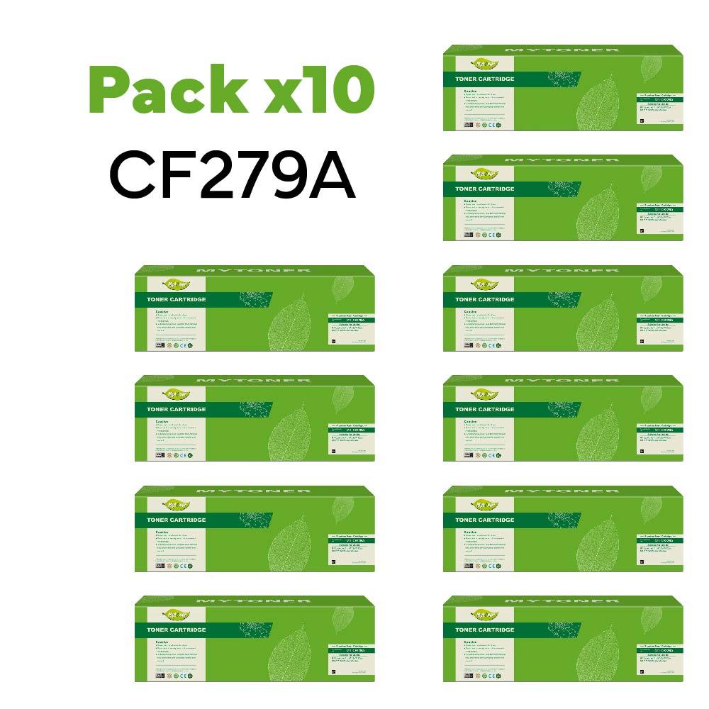 Pack x10 Toner HP CF279A alternativo